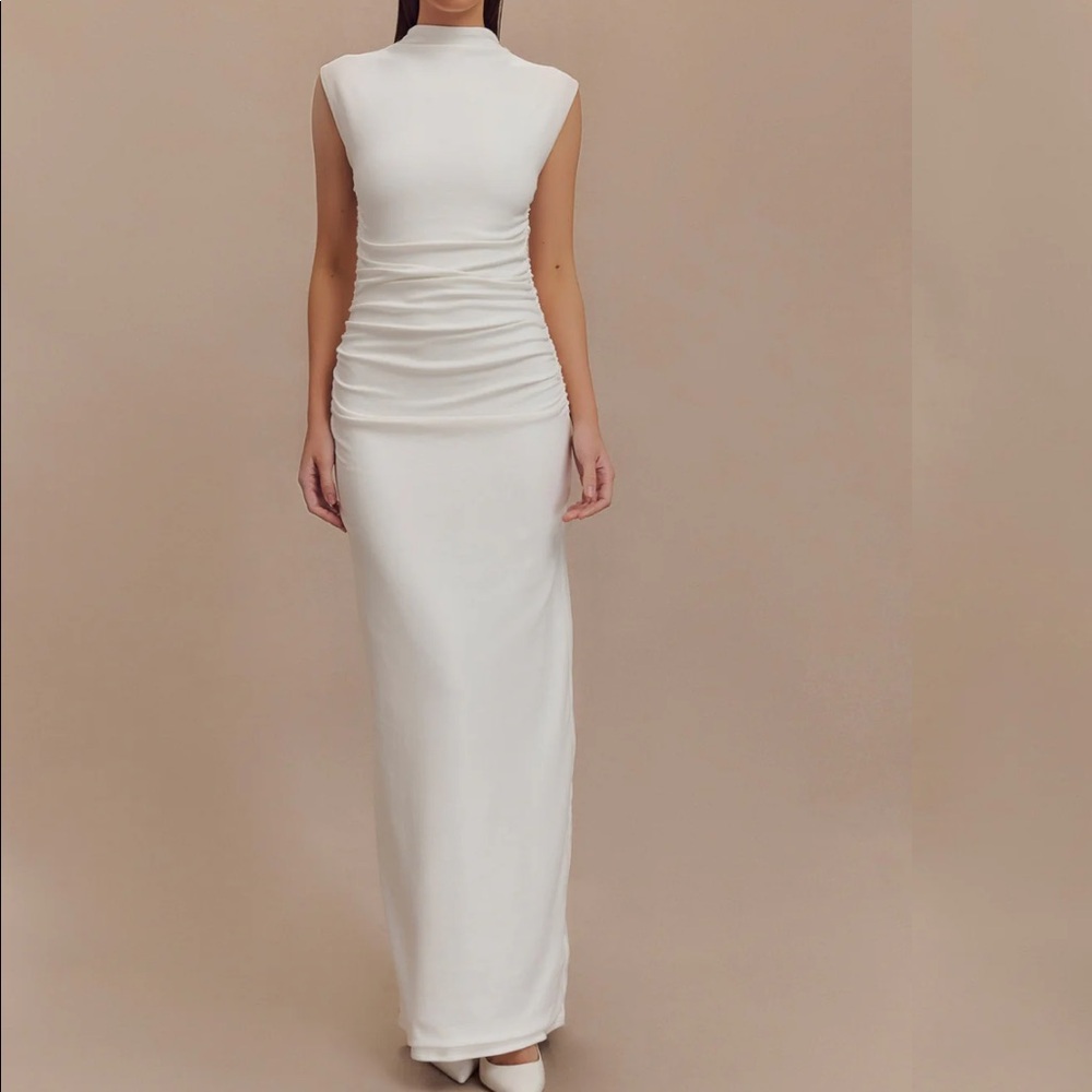 NWT Meshki Elliot High Neck Sleeveless Dress